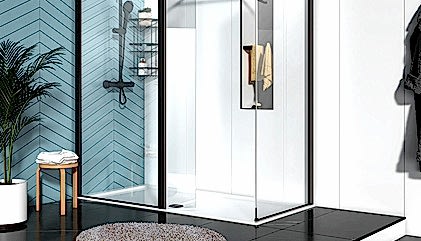 Dikdörtgen Flat Tekneli Duşakabin