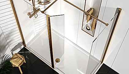 Duş Tekneli Gold Profil Duşakabin