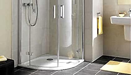 Flat Tekneli Oval Duşakabin