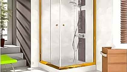 Tekneli Kare Duşakabin