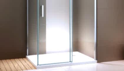 Flat Tekneli Şeffaf Cam Duşakabin