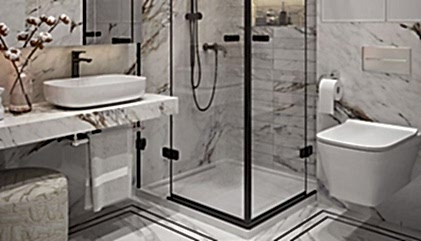 Tekneli Köşe Duşakabin