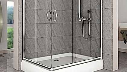 Tekneli Şeffaf Cam Duşakabin