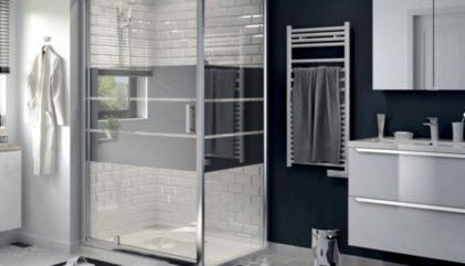 Teknesiz Desenli Cam Duşakabin