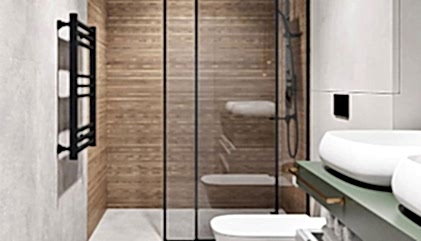 Teknesiz Minimalist Duşakabin