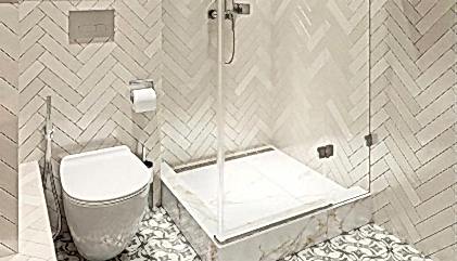 Zeminüstü Kare Duşakabin