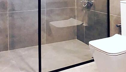 Teknesiz Tek Panel Cam Duşakabin