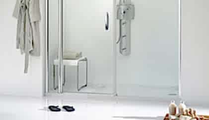 Teknesiz Zeminüstü Şeffaf Cam Duşakabin